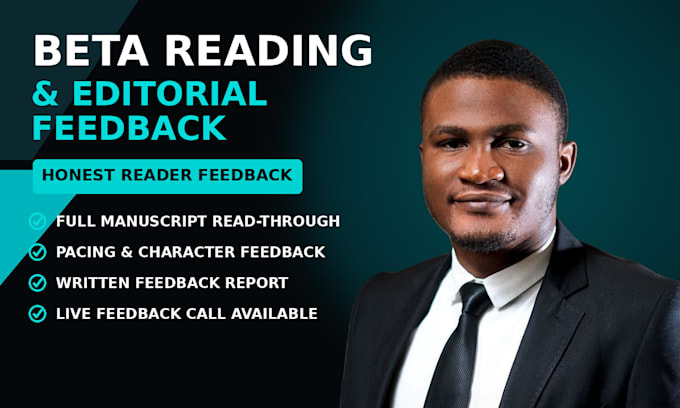 beta read your book and provide honest feedback and summary