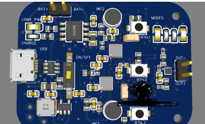 design automotive pcb, ecu, can bus and embedded pcb layout with circuit design