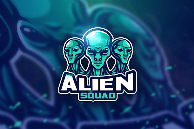 create a unique alien mascot logo