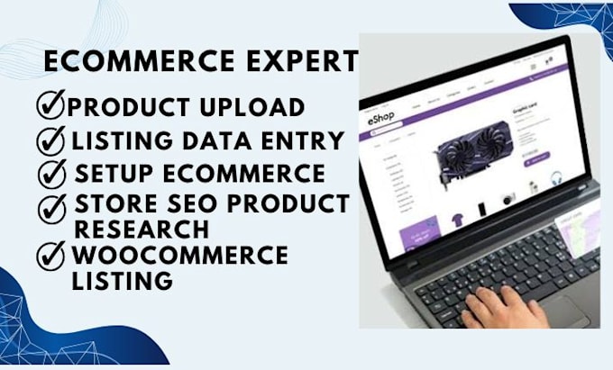shopify product upload listing optimization data entry lister ecommerce store va