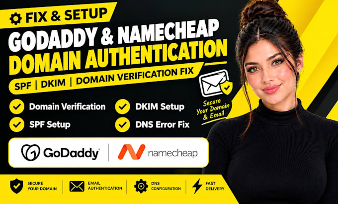 do godaddy namecheap domain authentification spf dikim domain verification fix