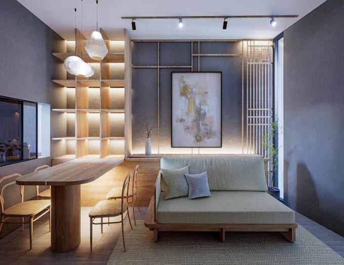 restyle japanese modern house, exterior recladding, optimize open living area