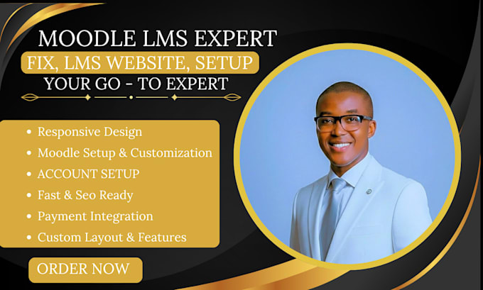 setup, build and customize moodle lms online course website