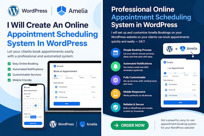 create an online appointment scheduling system in wordpress