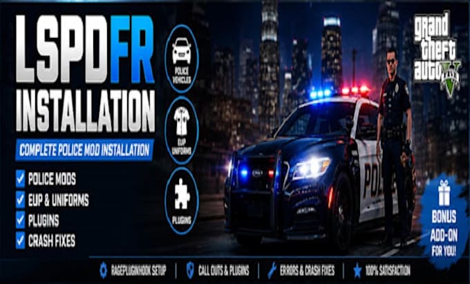lspdfr, police mods, eup and plugins for gta 5