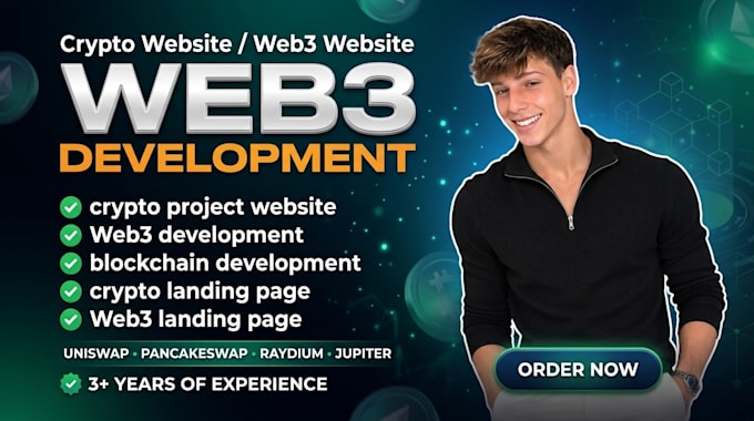 develop a web3 dapp, blockchain application and wallet integration