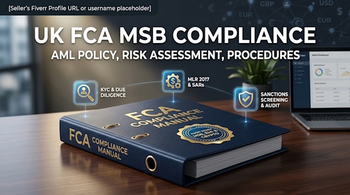 prepare UK fca msb compliance manual, aml policy, and API submission draft
