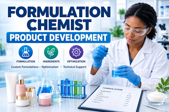develop innovative product formulations as your formulation chemist