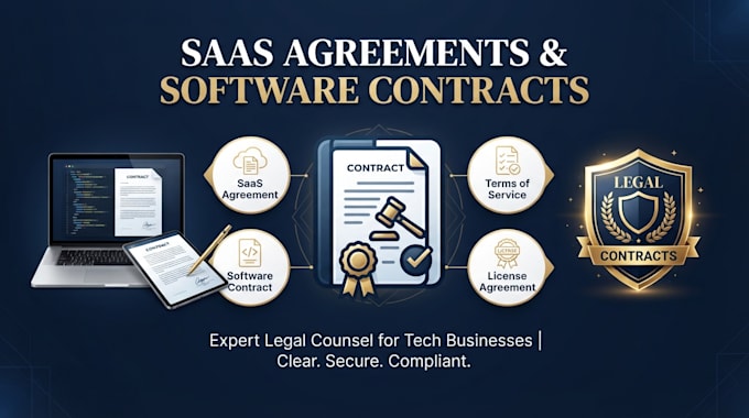 draft saas agreements, software contract, saas contract, terms of service