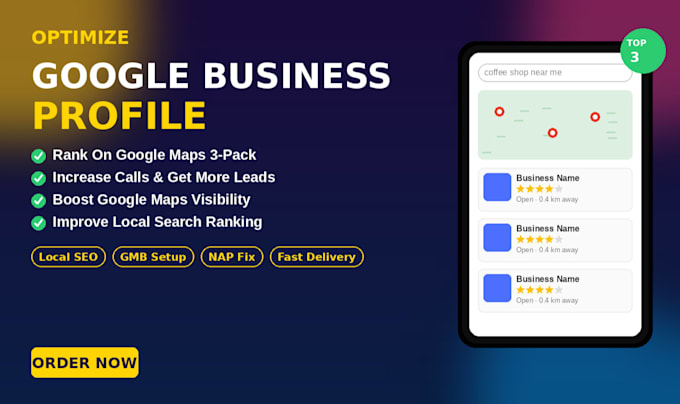 optimize google  business profile gmb optimization for local seo gbp ranking