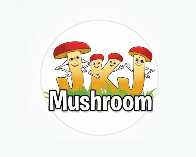 make an modern high quality mushroom logo design