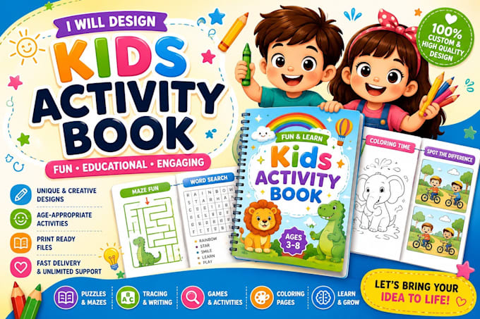 do book activities and puzzle book
