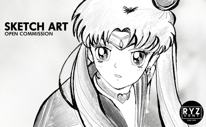 draw pencil sketch illustration in digital art