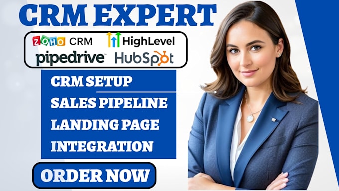setup hubspot crm sales pipeline gohighlevel pipedrive sms workflow automation