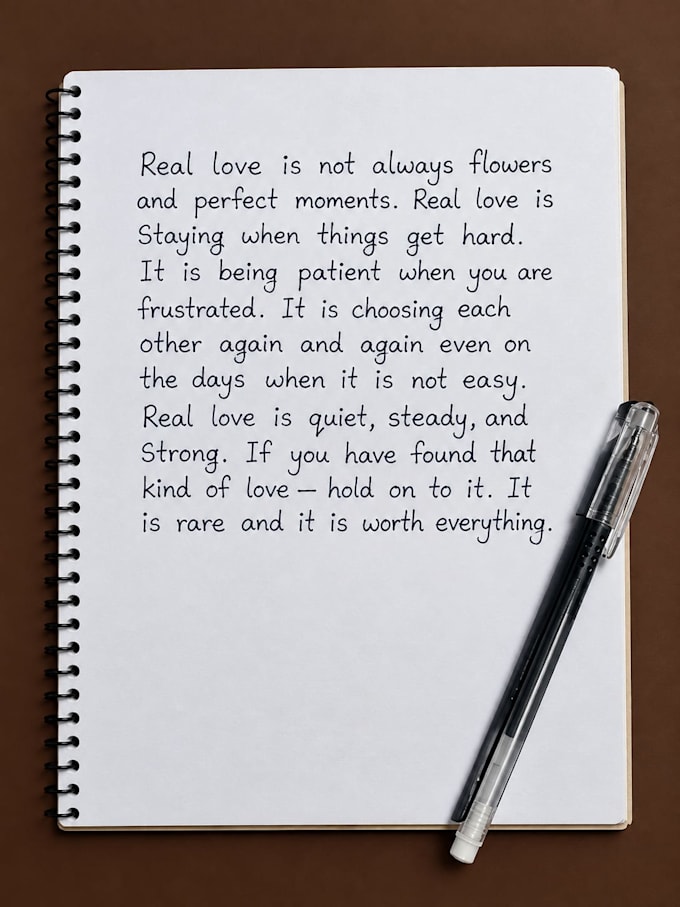 write beautiful handwritten notes