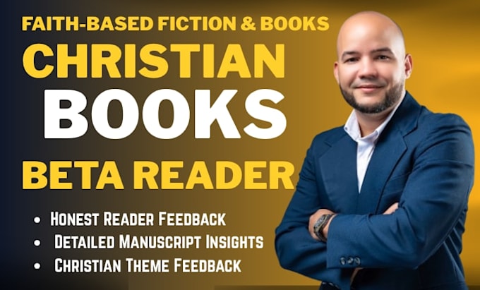 be your christian beta reader for faith based fiction and book
