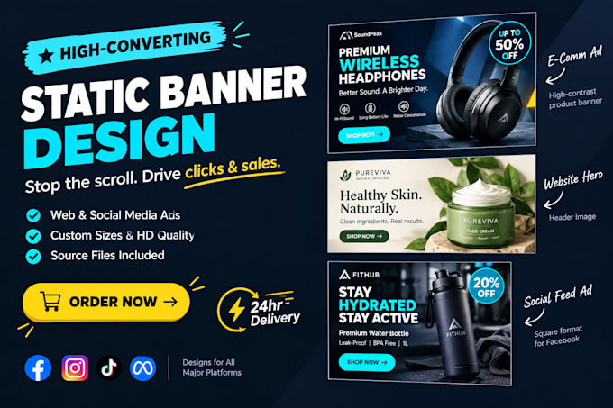 design static image ads for your business
