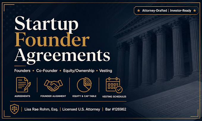 draft a legally binding co founder agreement for your startup