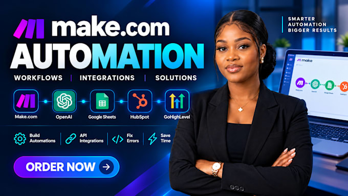 make com automation make com workflow automation make com api integration expert