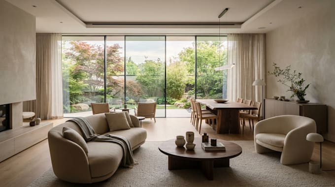 create feng shui interior design and 3d rendering for your home