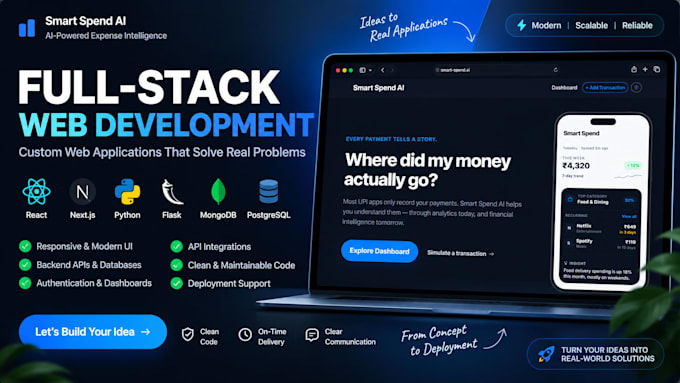 build a full stack web app with react