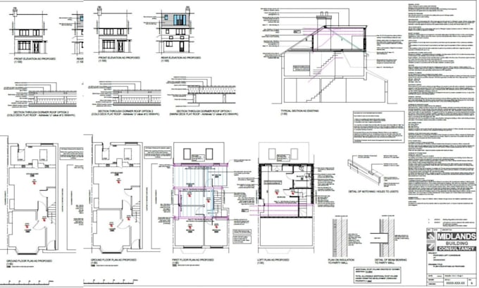 create structural permit drawings for residential building approval