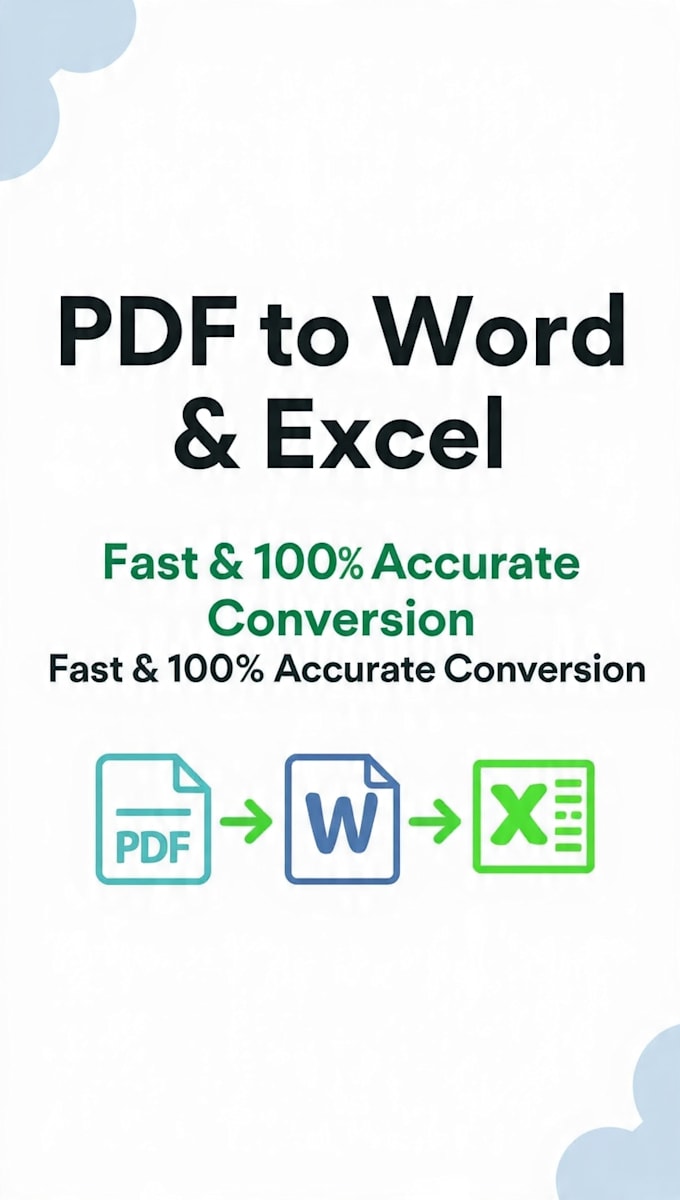 convert pdf to editable word and excel file