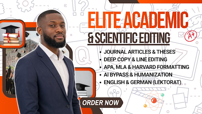 do academic proofreading, scientific line editing german apa formatting research