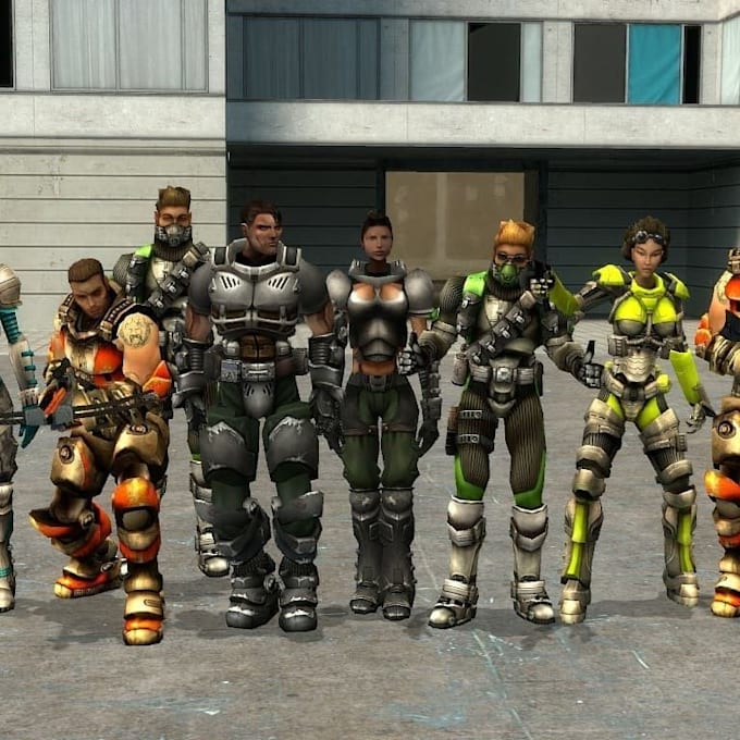 edit, model custom gmod player model, csgo2, l4d2,  mmd, tf2, sfm model player