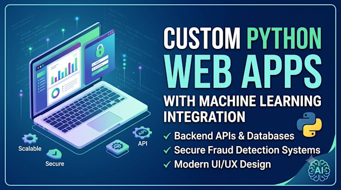 build a custom web application using python