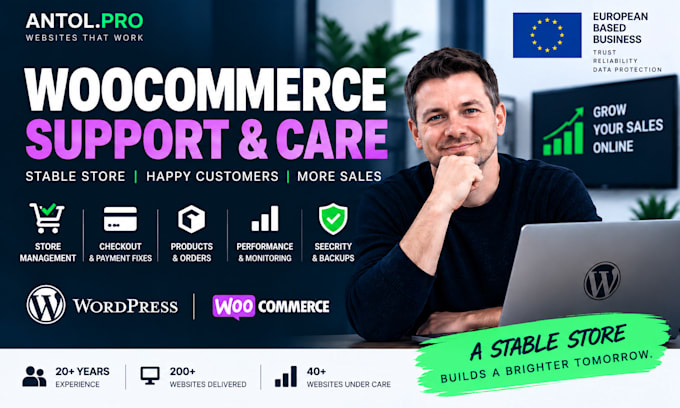 rovide woocommerce support and maintenance
