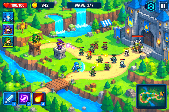 build nft multiplayer mobile PC web3 2d game gamify dapp 3d crypto android game