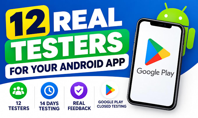 12 testers closed testing 12 app testers user testing 20 testers app testing