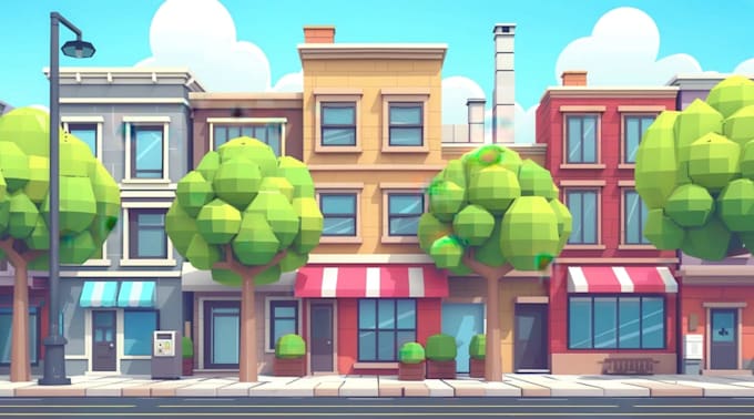 create 2d game environment concept art and illustration