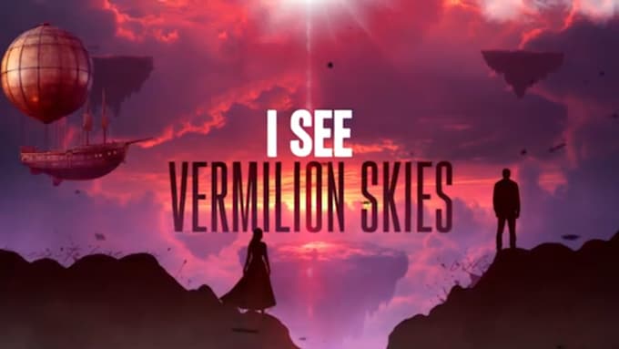 create a 2d kinetic typography animated lyric video  in after effect