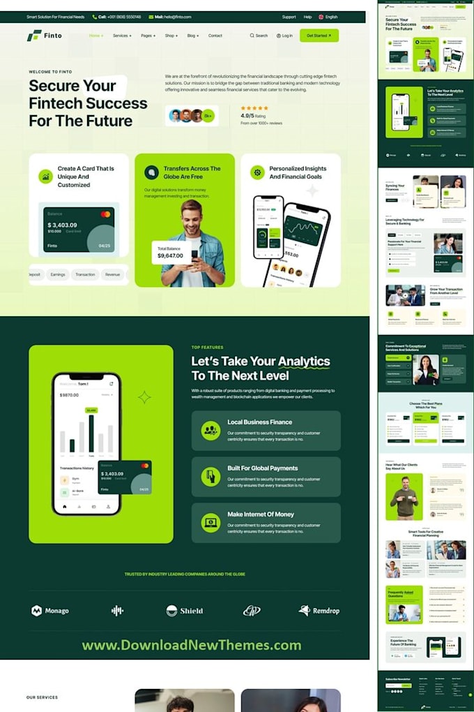 build a custom fintech mobile app and financial web platform