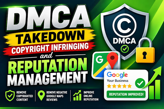 prepare dmca takedown notices for copyright infringement