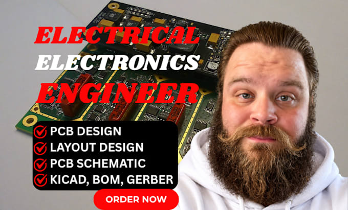 do pcb design, circuit schematic and pcb layout for a production ready board