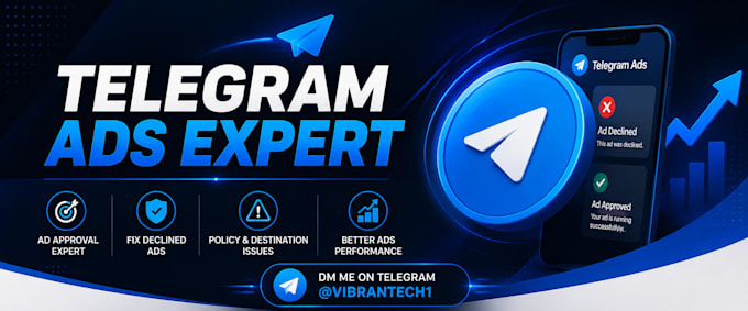 fix telegram ads, resolve telegram ads, fix decline ads, fix ads destination