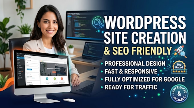 create a professional, custom built website