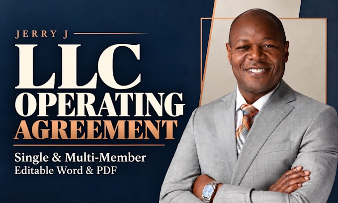 prepare an llc operating agreement for single or multi member businesses