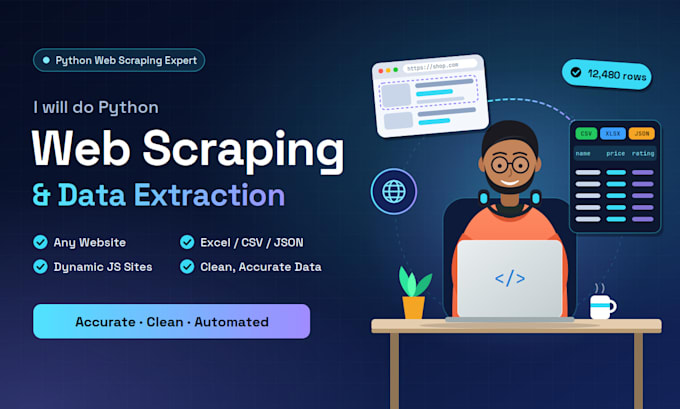 do python web scraping and data extraction
