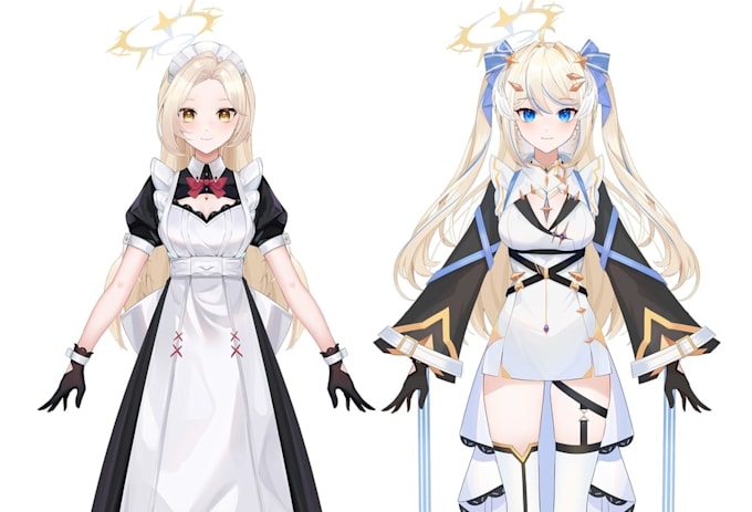 create custom vtuber model, live2d vrm rigging, and convert vrchat avatar, vroid
