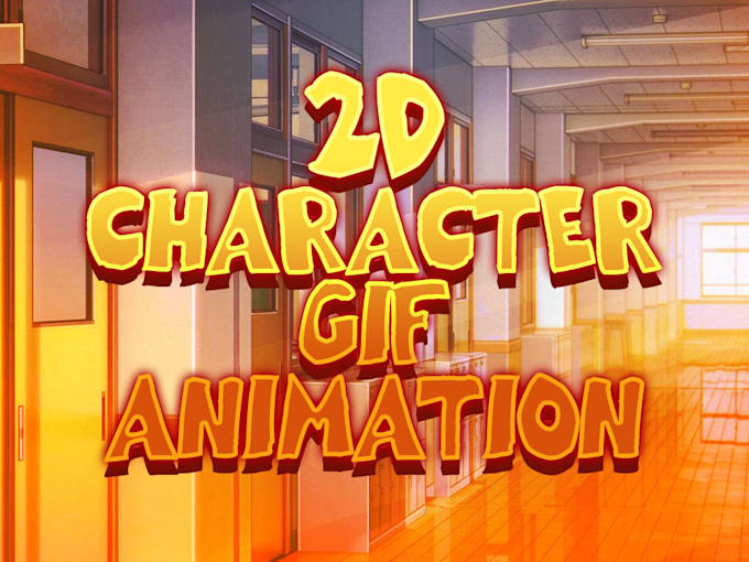 create 2d character GIF animation