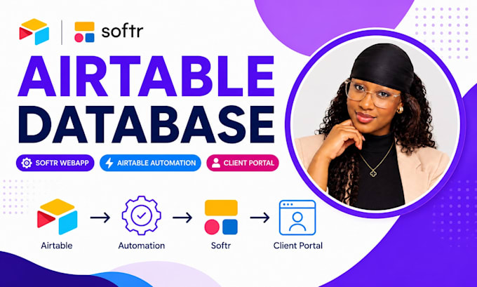 build a softr client portal, airtable dashboard or no code web app
