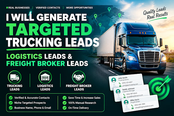 generate targeted trucking lead