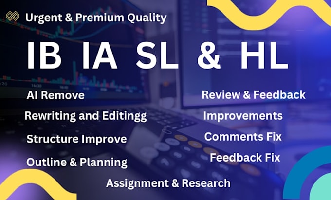 help with ib business or math ia sl and hl