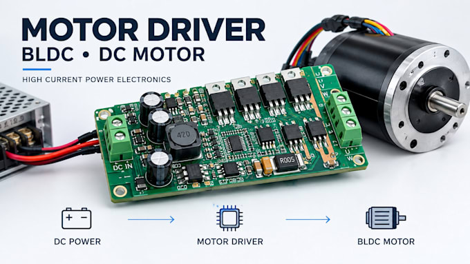 design bldc motor driver dc motor controller high current motor power pcb