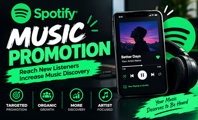promote your spotify song and increase music discovery