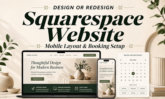 design squarespace website seo redesign clone website